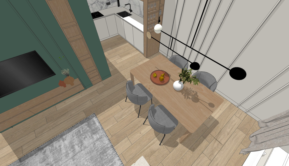 Квартира 91 кв.м. ЖК "Лефортово Парк"