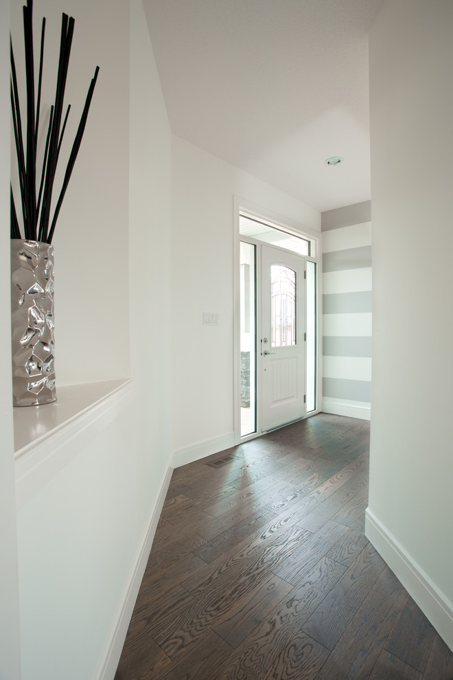 Example of a trendy hallway design in Vancouver