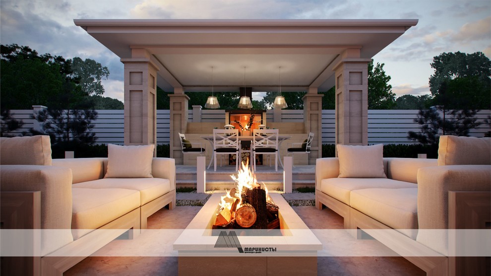 Современная классика. Одноэтажный дом