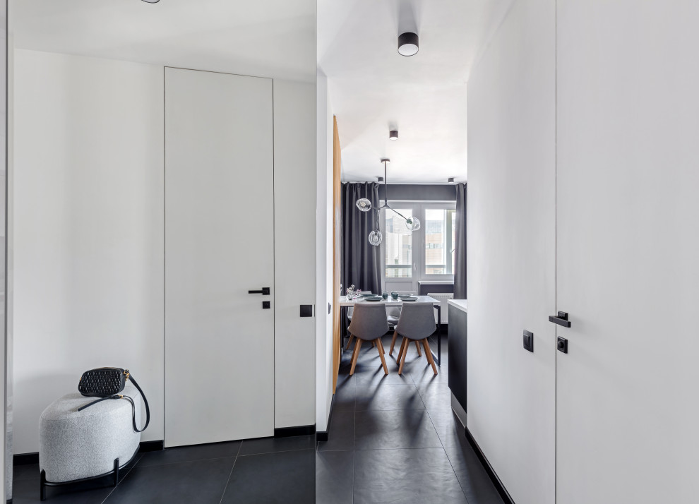 Черно-белый интерьер