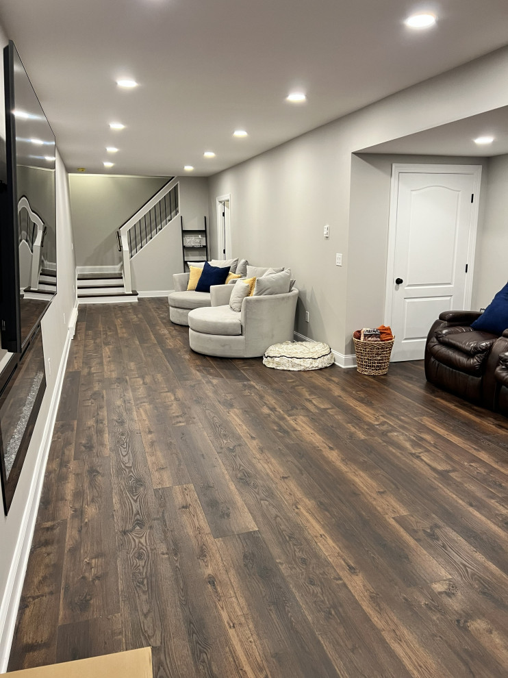 Custom Basement Finish Project
