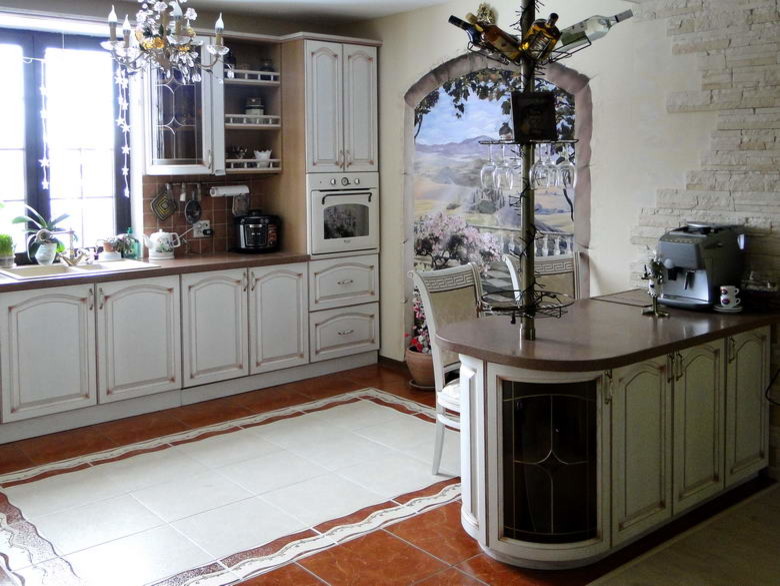 Кухонный гарнитур из массива дуба под заказ