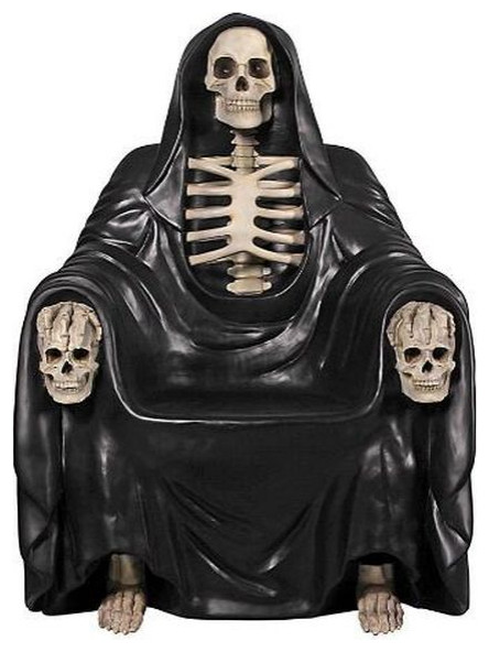 Design Toscano NE180195 Seat of Death Grim Reaper Throne Chair