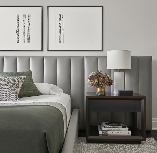 Walton Street contemporaneo-camera-da-letto
