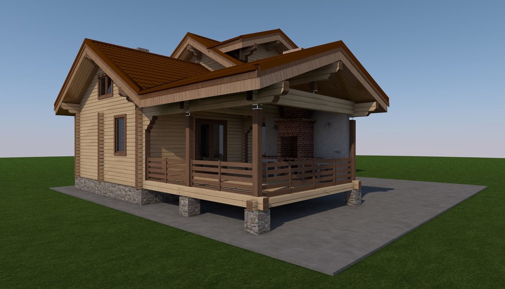 дом-баня  из бруса