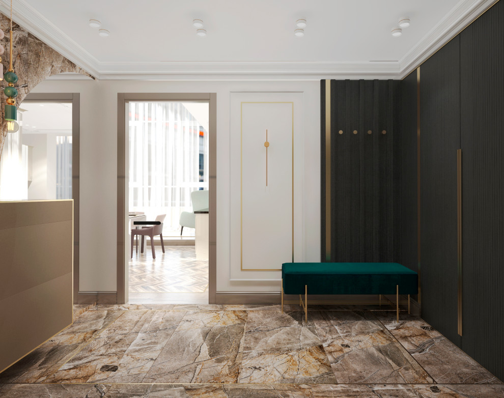 Двухуровневая квартира "Золотые блики"