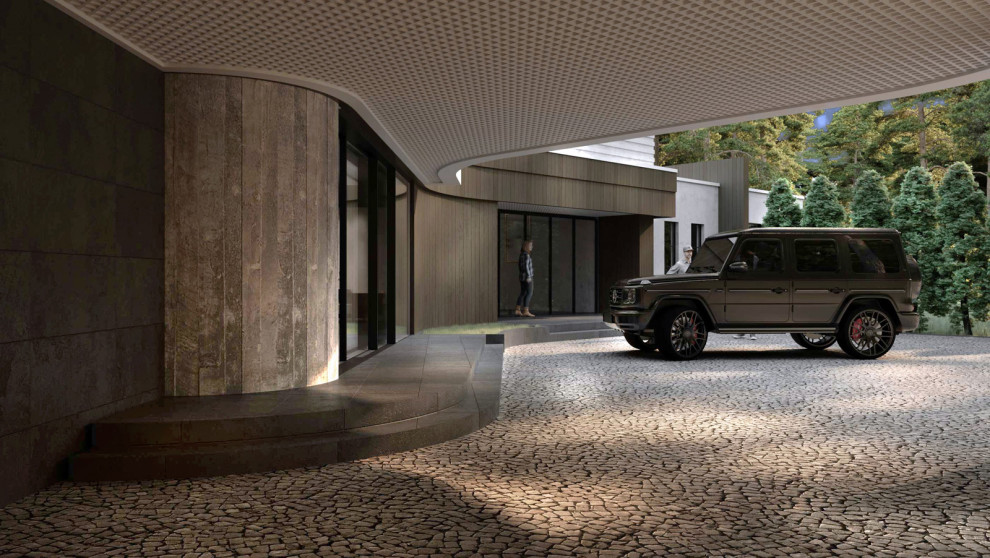 ВИЛЛА В ЛЕСУ В СТИЛЕ НЕО КОНСТРУКТИВИЗМА