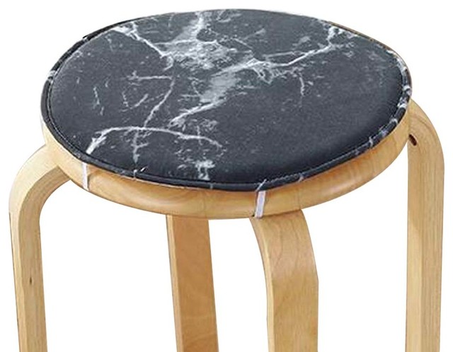 B Soft Round Stool Cover Bar Stool Seat Pad - Modern - Seat Cushions