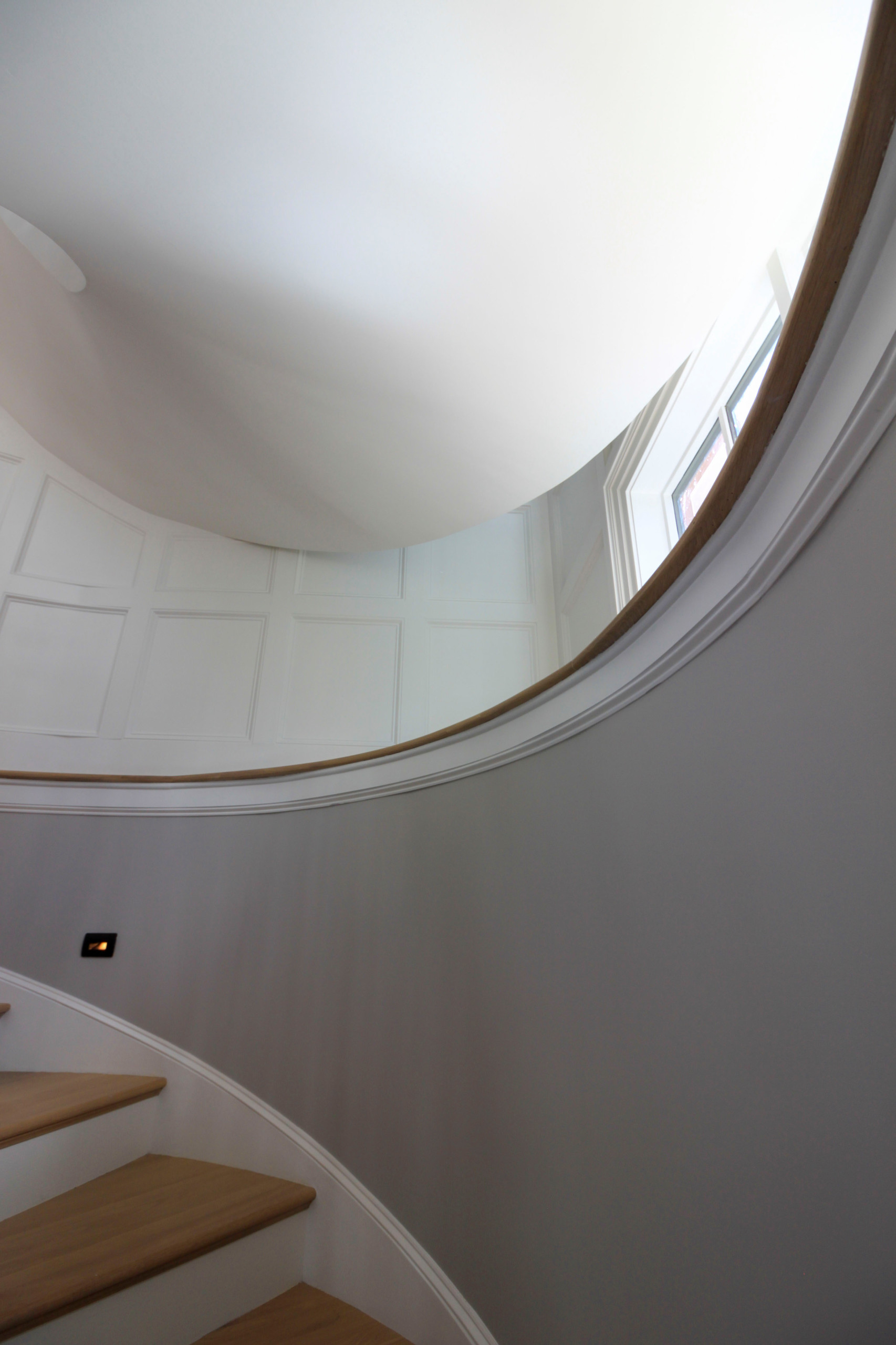 95_Remarkable and elegant floating elliptical staircase, McLean, VA 22101