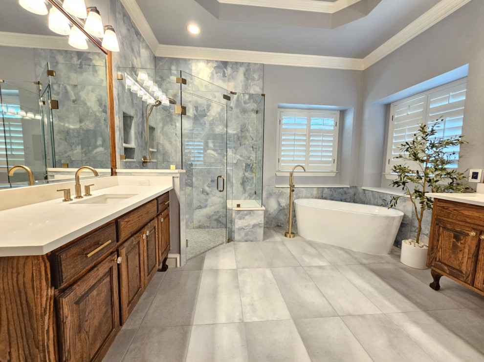 Cynthia - Master Bathroom remodeling Allen TX - Traditional - Bathroom - Dallas - by TruBlue of ...