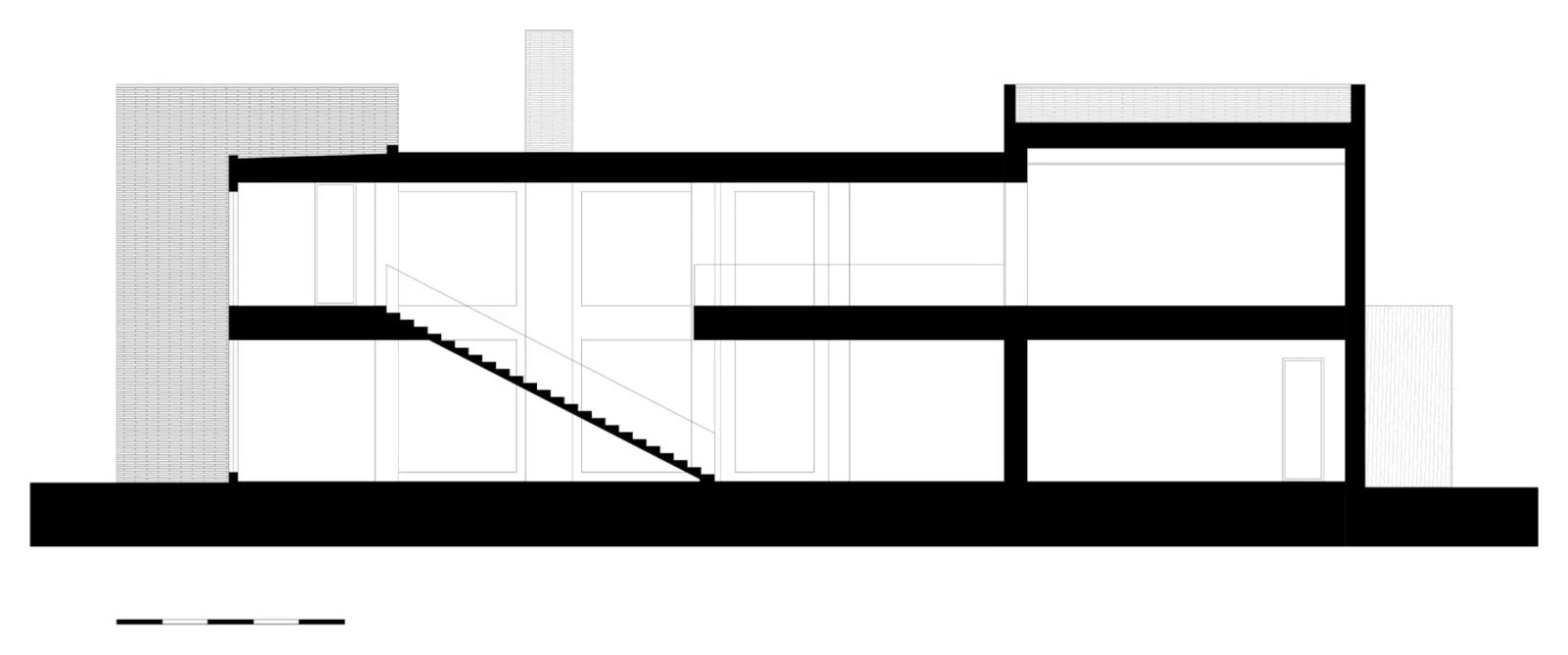 Разрез здания