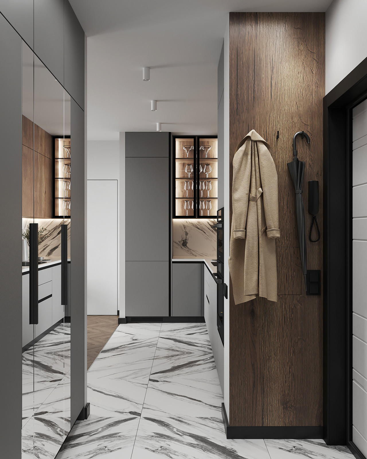 Двухкомнатная квартира для молодой пары в ЖК Черная Речка