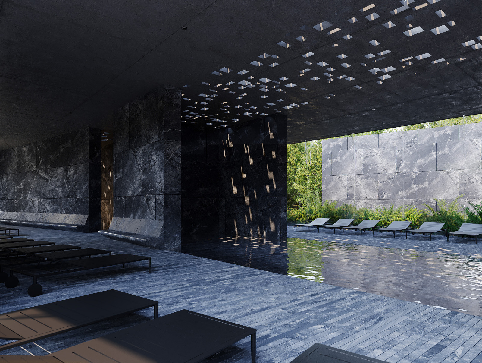 Спа комплекс с бассейном