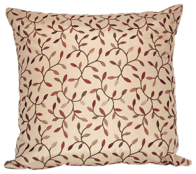 Spice Vine Pillow, 20x20 Contemporary Decorative Pillows by Peter