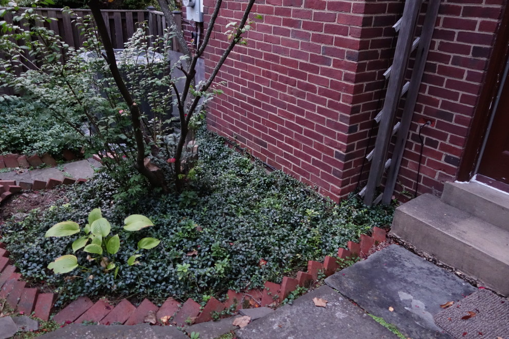 Regrading placing soil against brick wall?