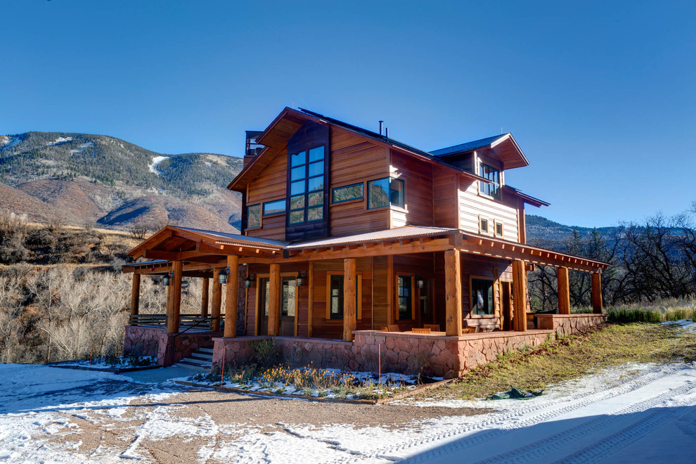 Frying Pan Canyon Ranch Fishing Cabin, LEED® Platinum Rustic Denver