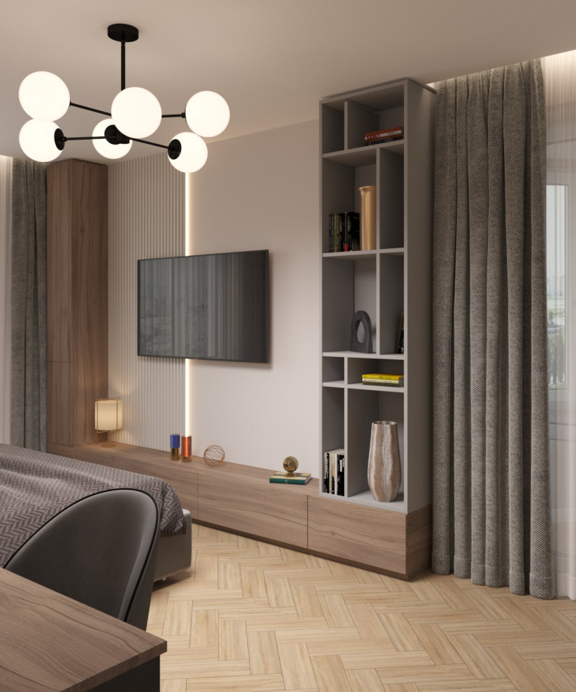 Квартира в современном стиле для супружеской пары