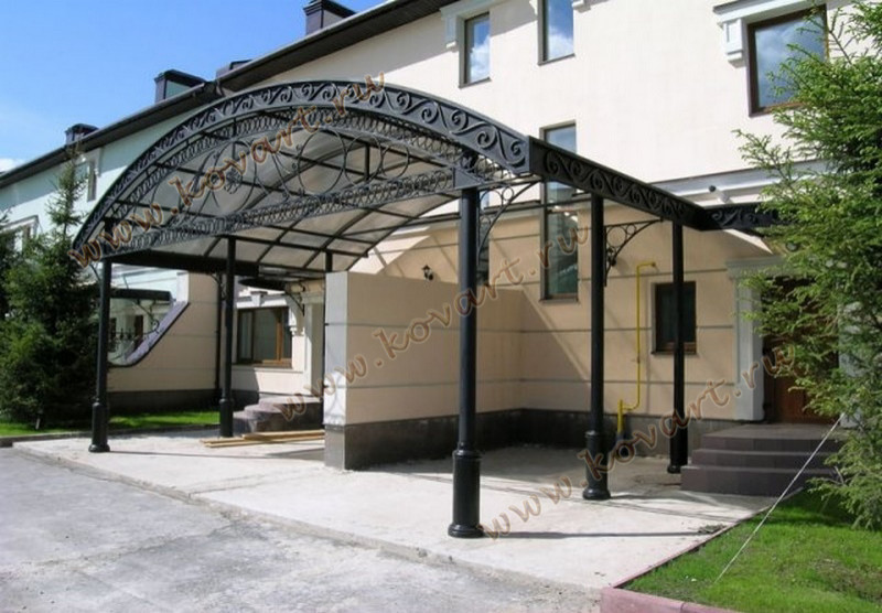 Кованые козырьки