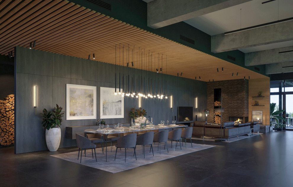 Интерьер павильона летней кухни