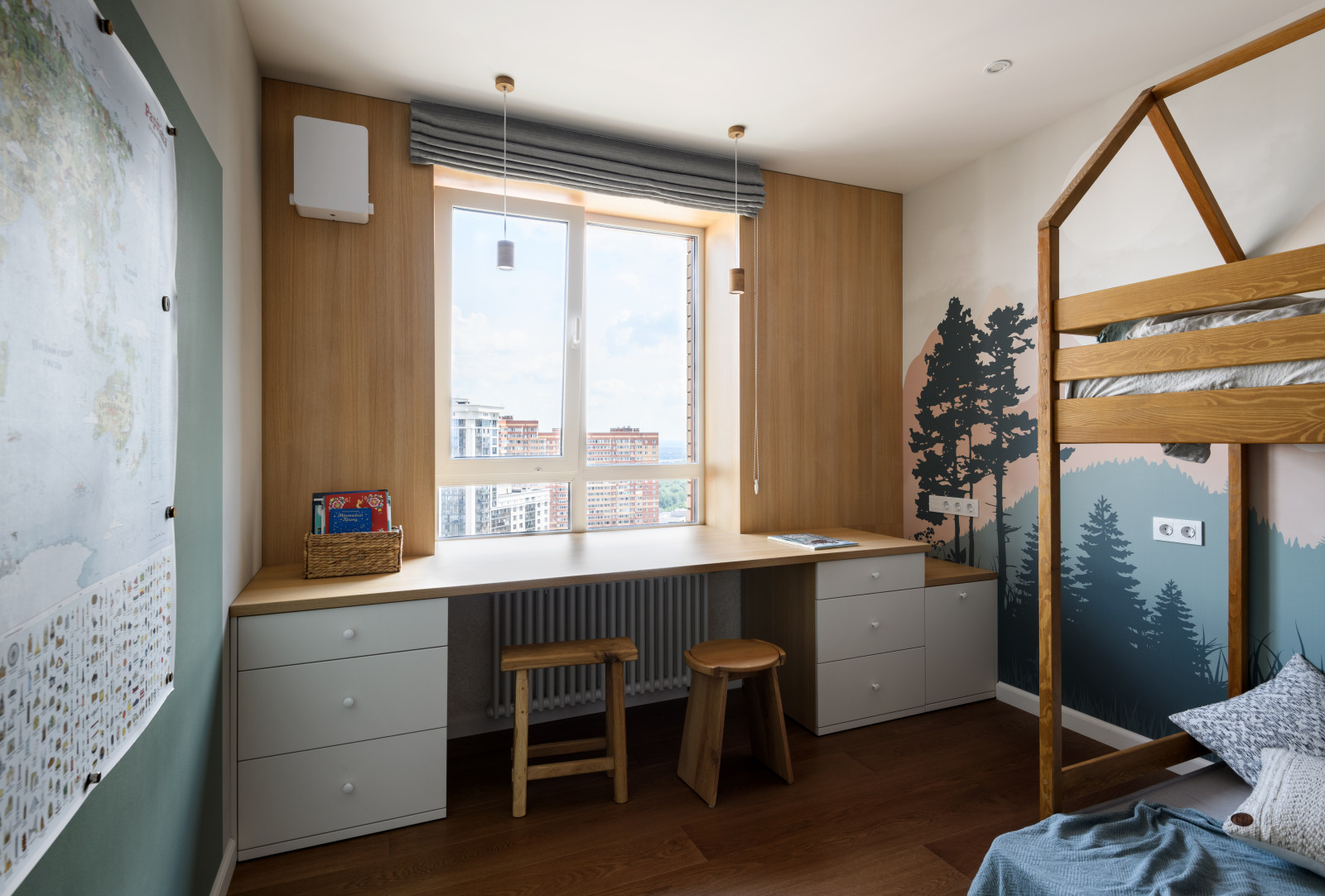 Деревенский сканди в городской квартире