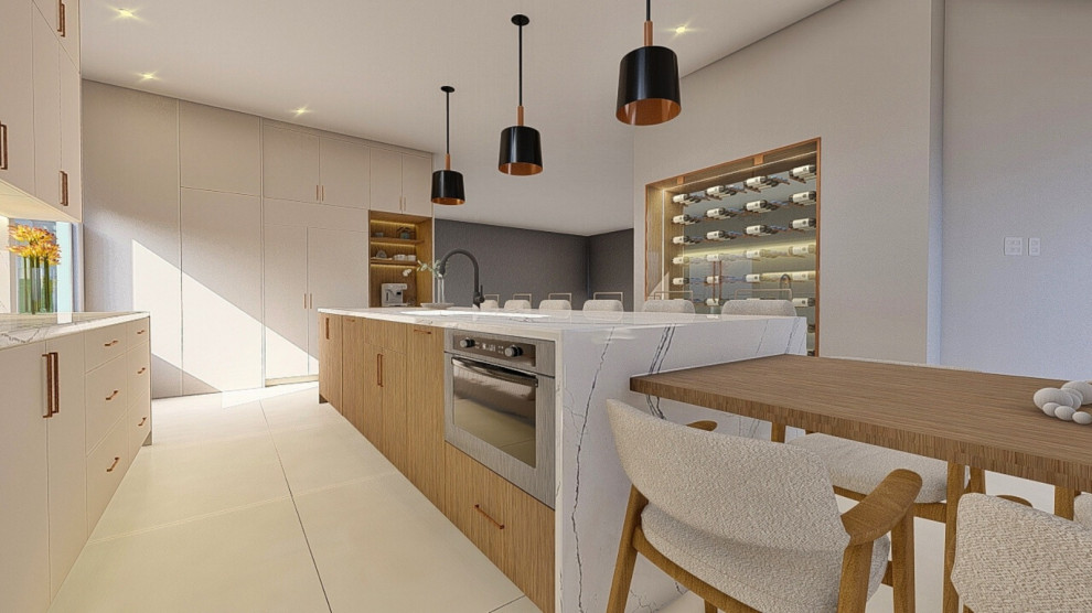 Light and Bright Modern Luxury in St. Pete Kitchen