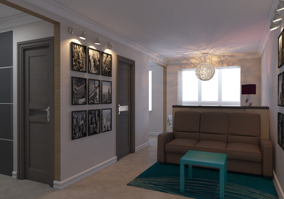 Два варианта одной маленькой гостиной