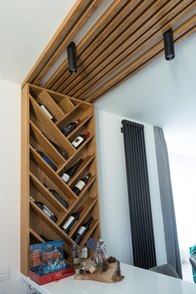 Винный стеллаж из дуба в масле