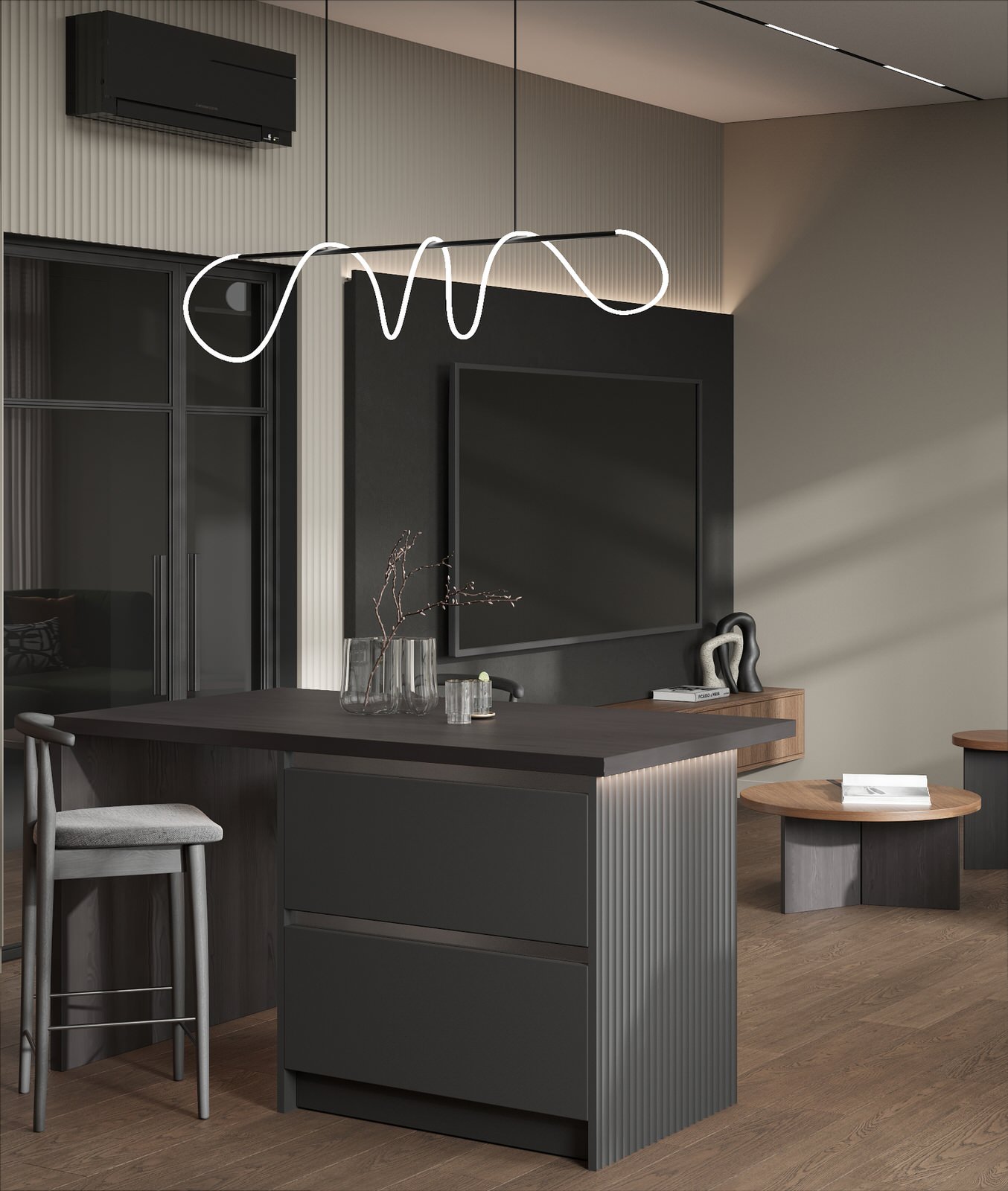 Кухня-гостиная