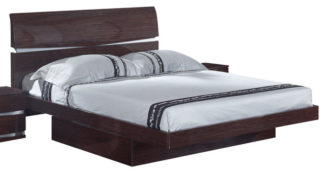 Global Furniture USA Aurora Platform Bed in Wenge - Queen