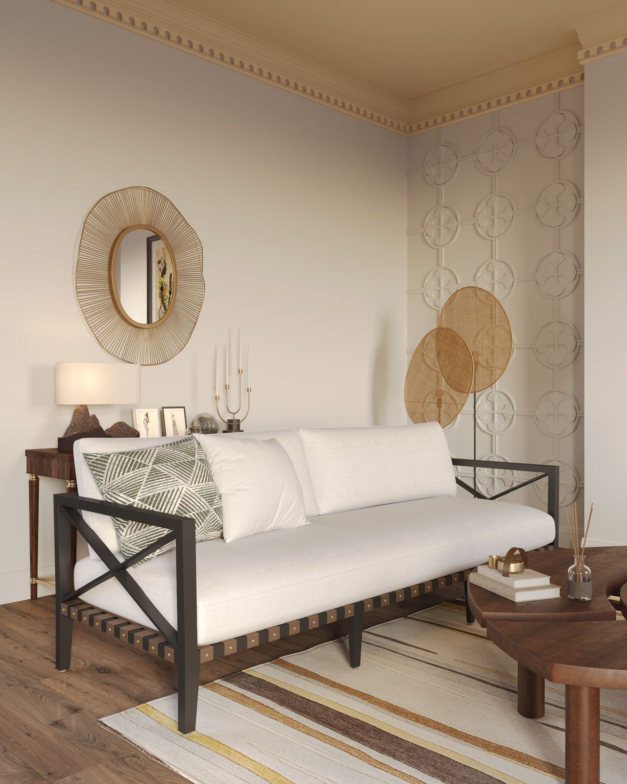 Загородный дом в Английском колониальном стиле в элементами Ар-деко