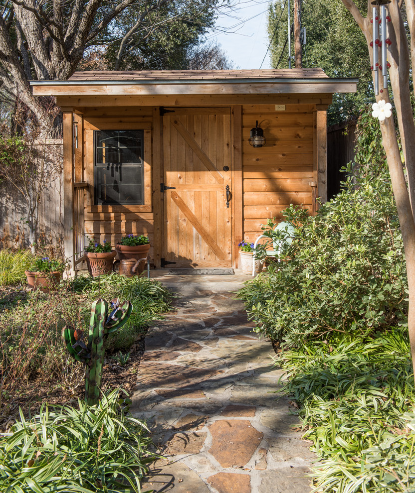 This is an example of a small country shed and granny flat in Dallas.