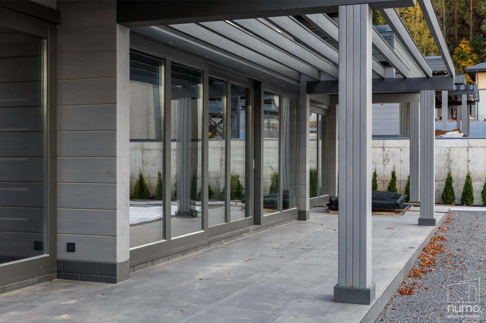 Деревянный загородный дом