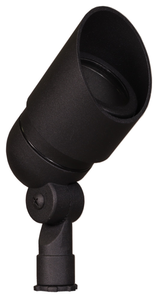 3Watt LED Low Voltage Directional Bullet Light in Black Finish