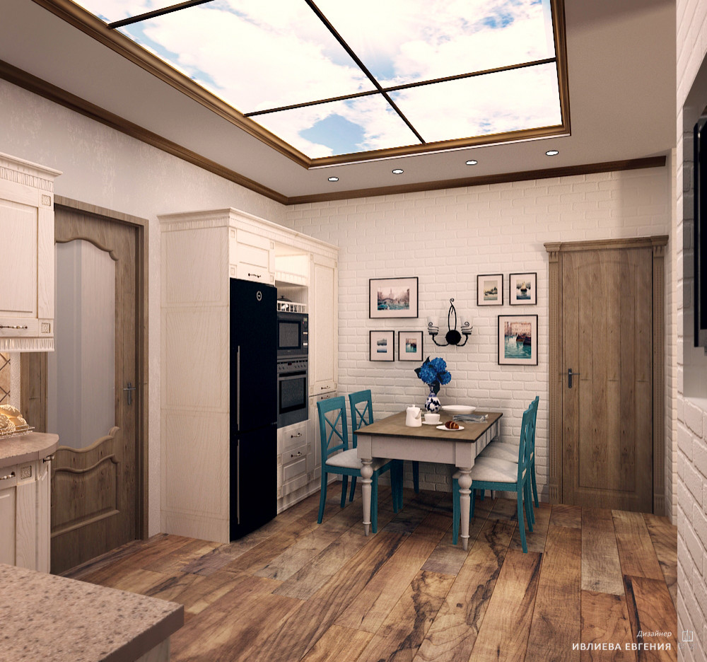 Квартира в Средиземноморском (тосканском) стиле в Москве