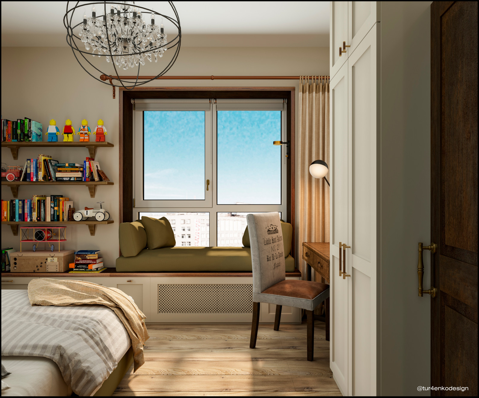 Дизайн 4хкомнатной квартиры в ЖК "Вестердам"