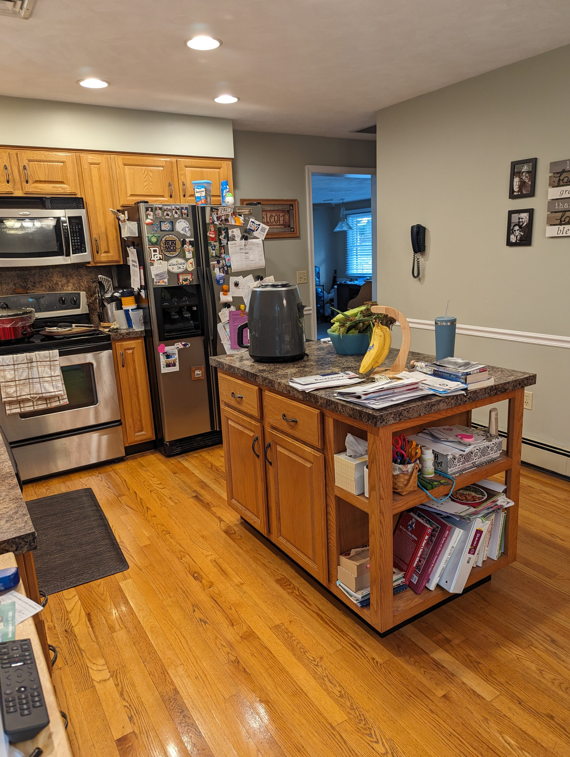 Warm White & Wood Kitchen Remodel Harrisburg, PA
