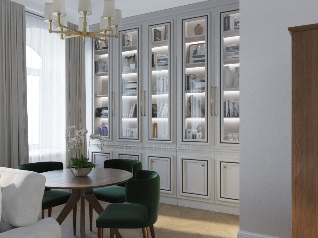 Квартира в доме, построенном в XIX веке в центре Москвы