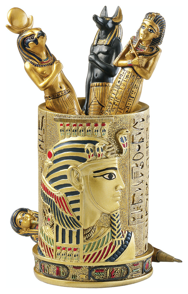 Egyptian Pharaoh Pen Vessel