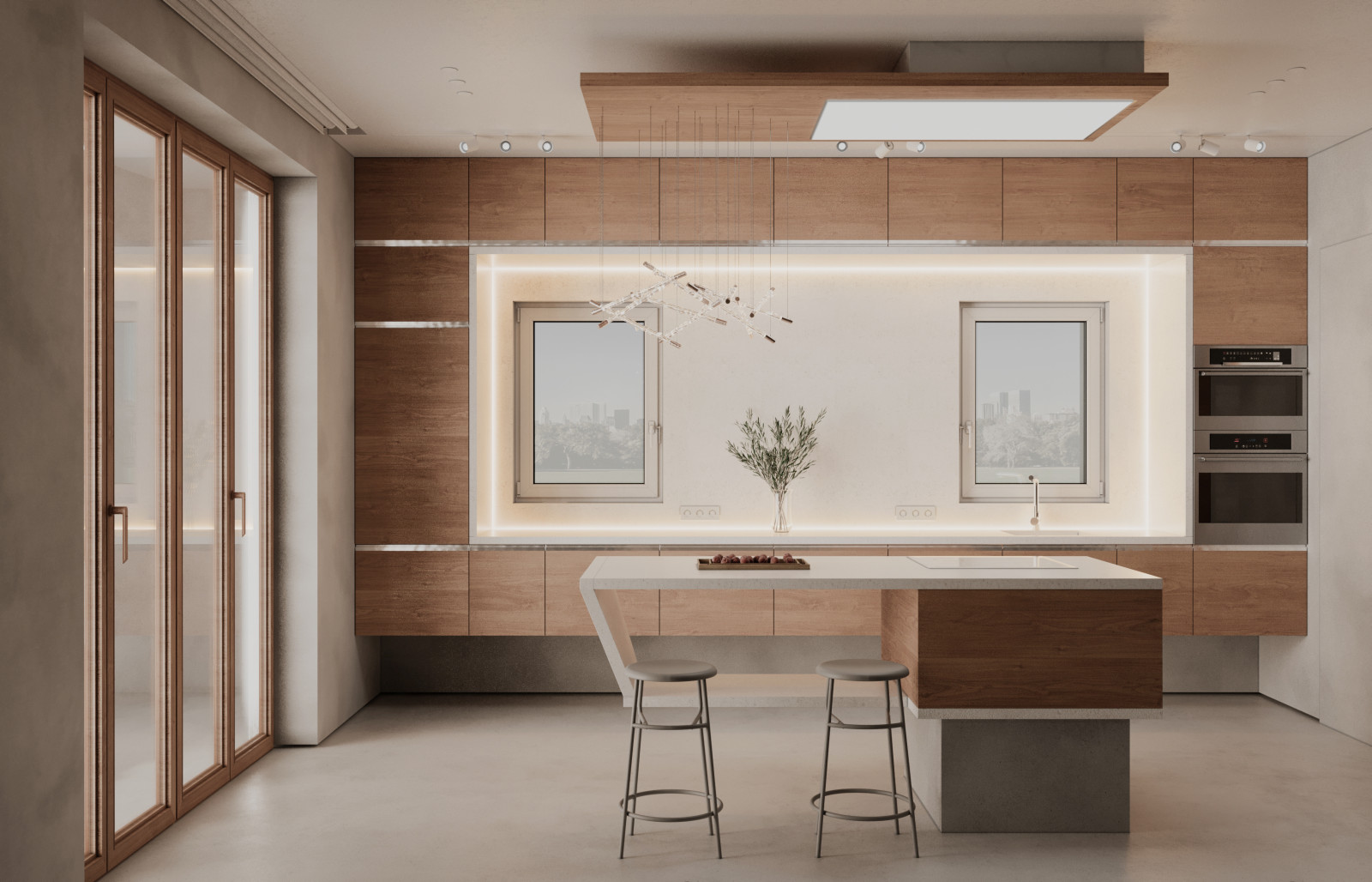 Кухня в частном доме