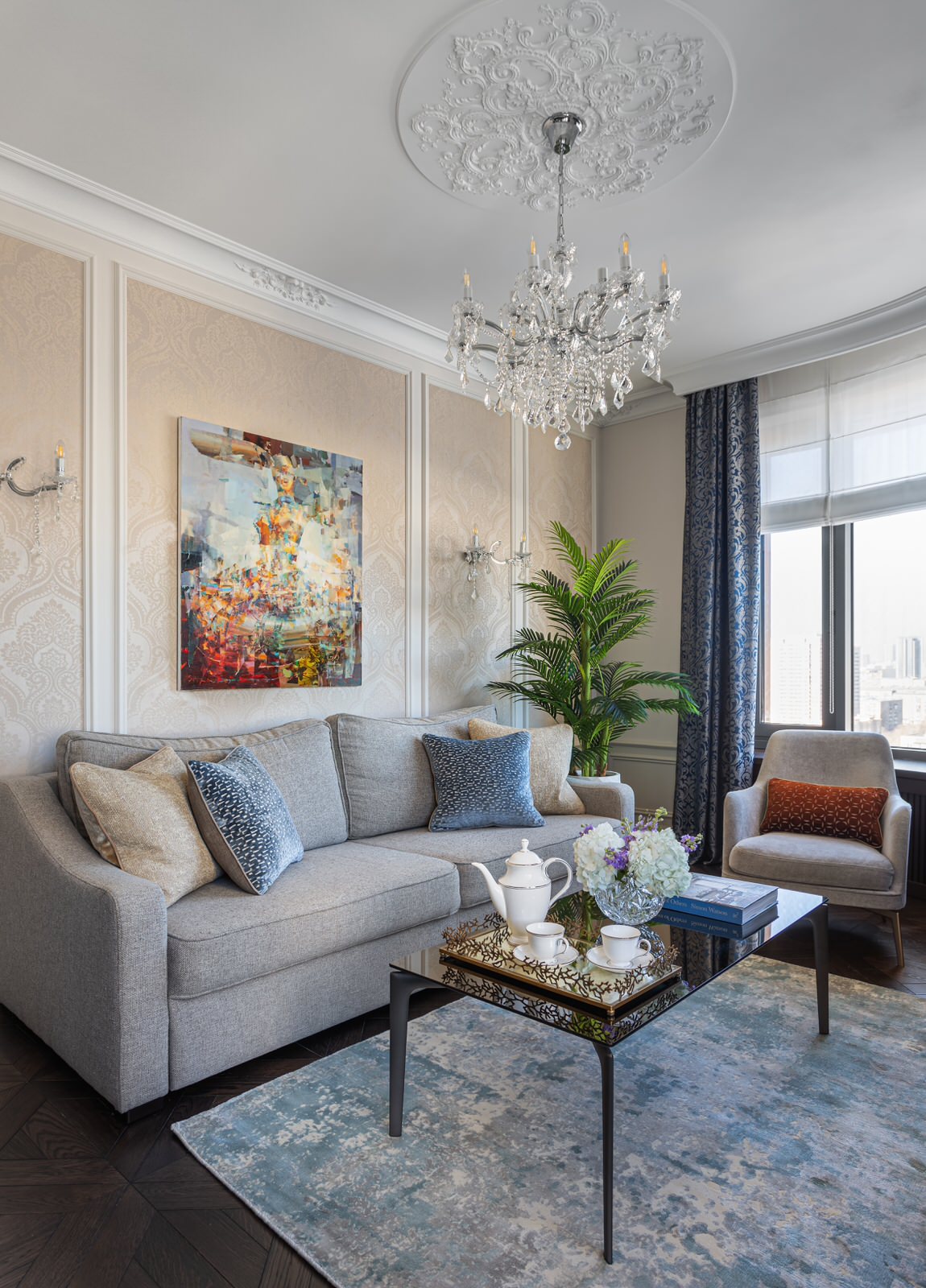 Трехкомнатная квартира с венгерским камином HQ Keramik