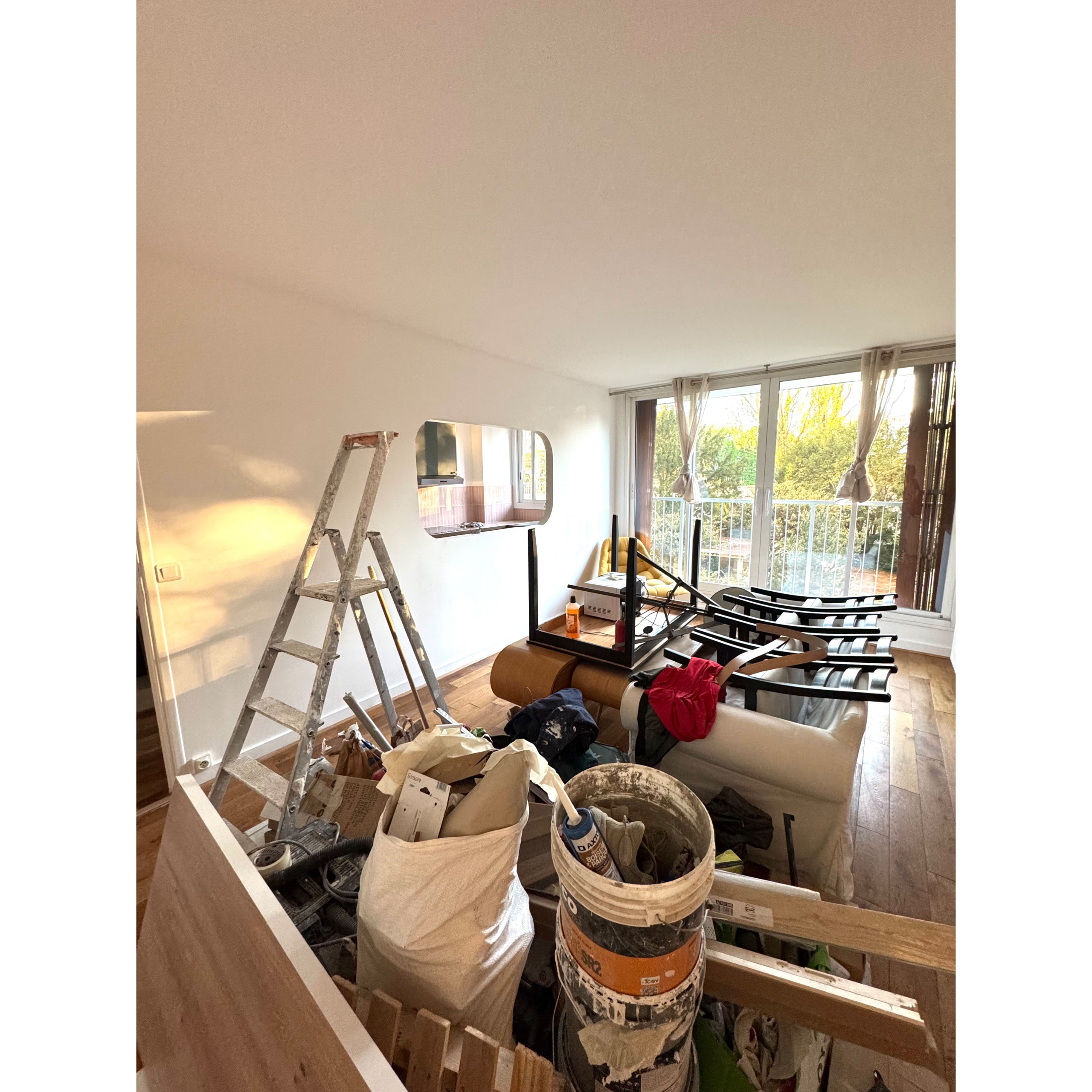 Projet Philippe Auguste, rénovation d'un 42m2