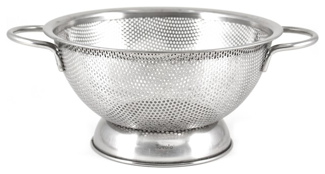 Rust Preventing Looped Handles 1.5 Quart Tovolo Stainless Steel Colander 