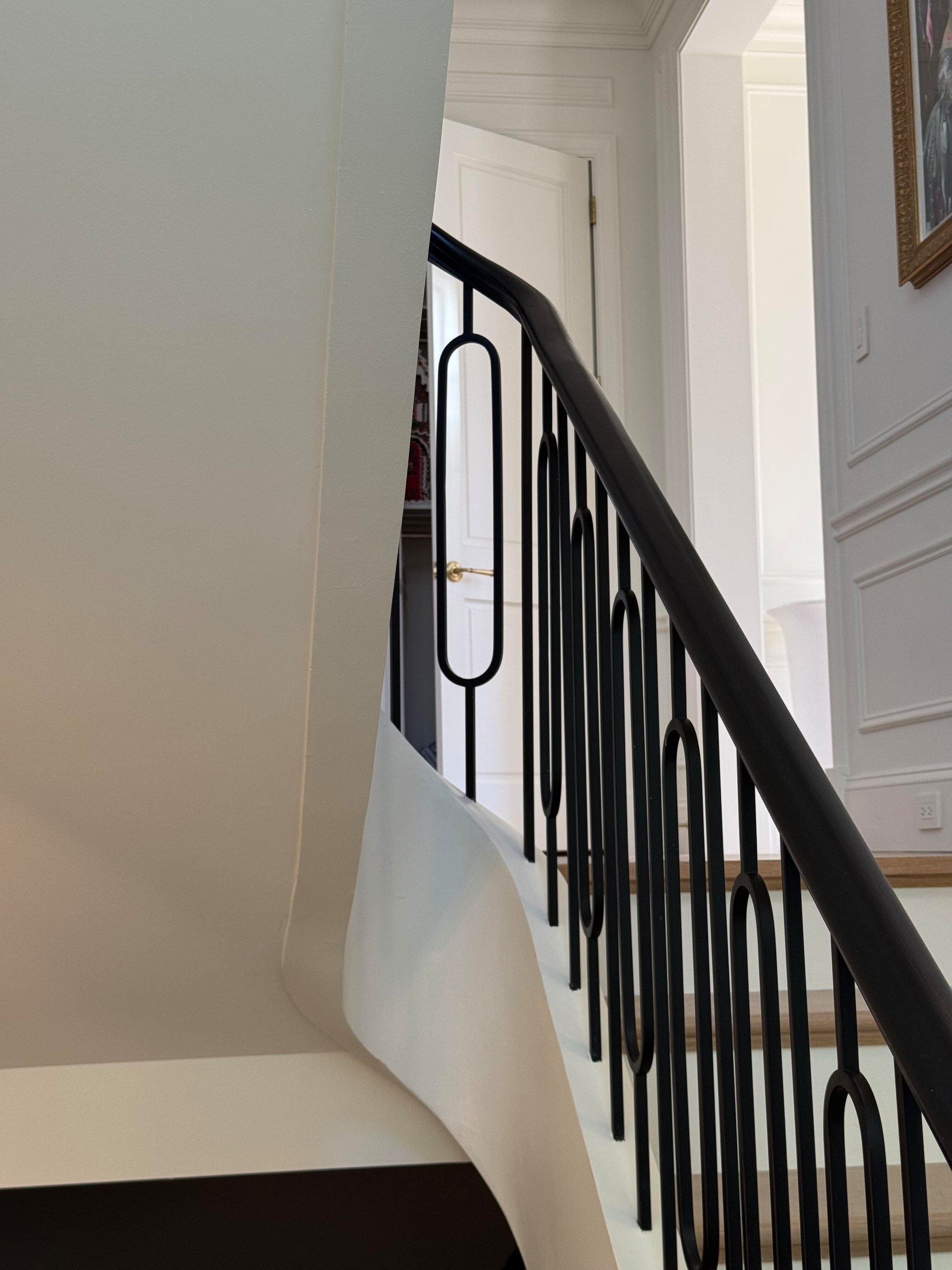 134_Stunning Straight Stair with an Elliptical Twist, McLean, VA 22101