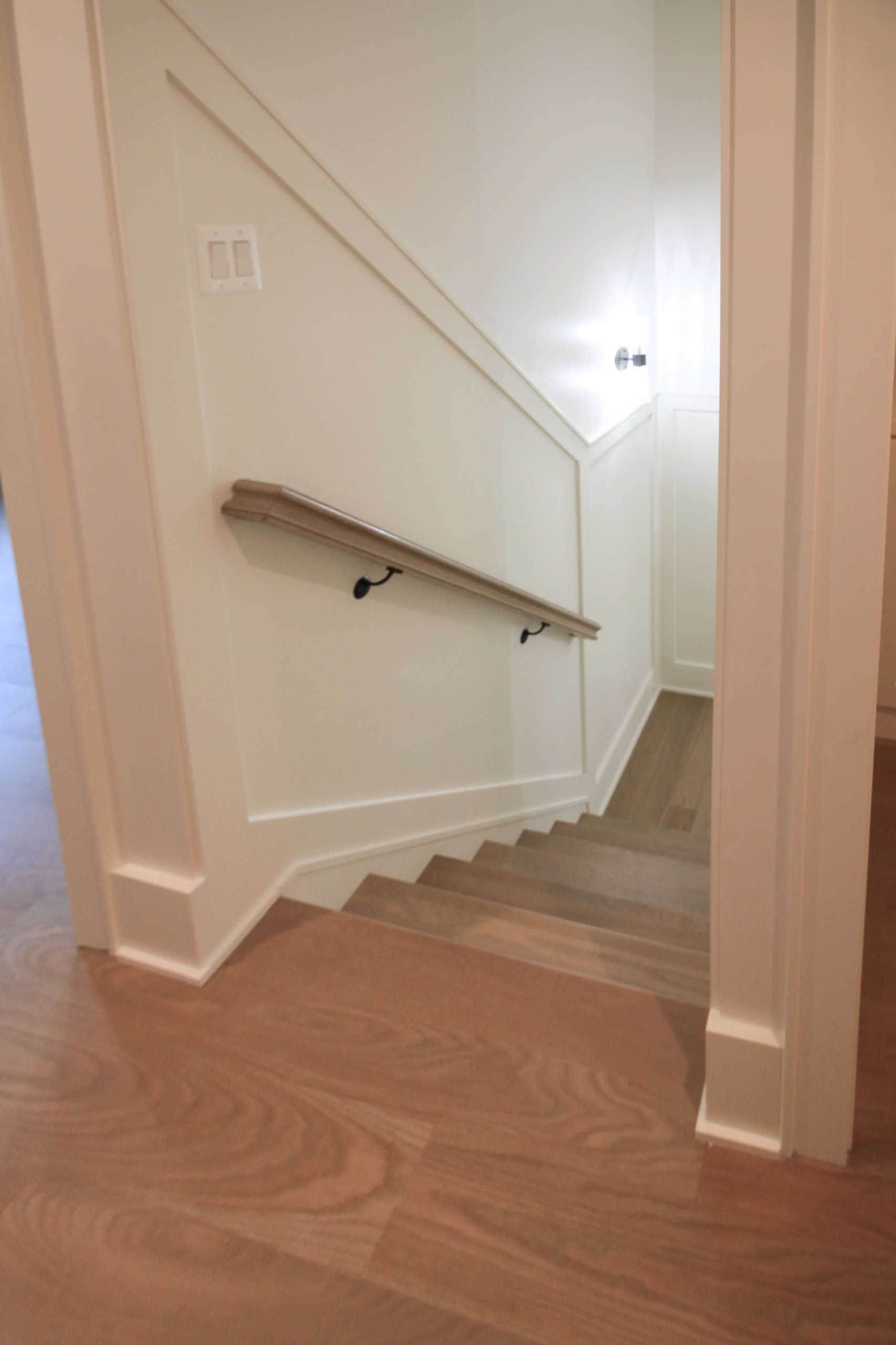 93_Captivating Light Wood Railing System with Black Spindles, Arlington VA 22207