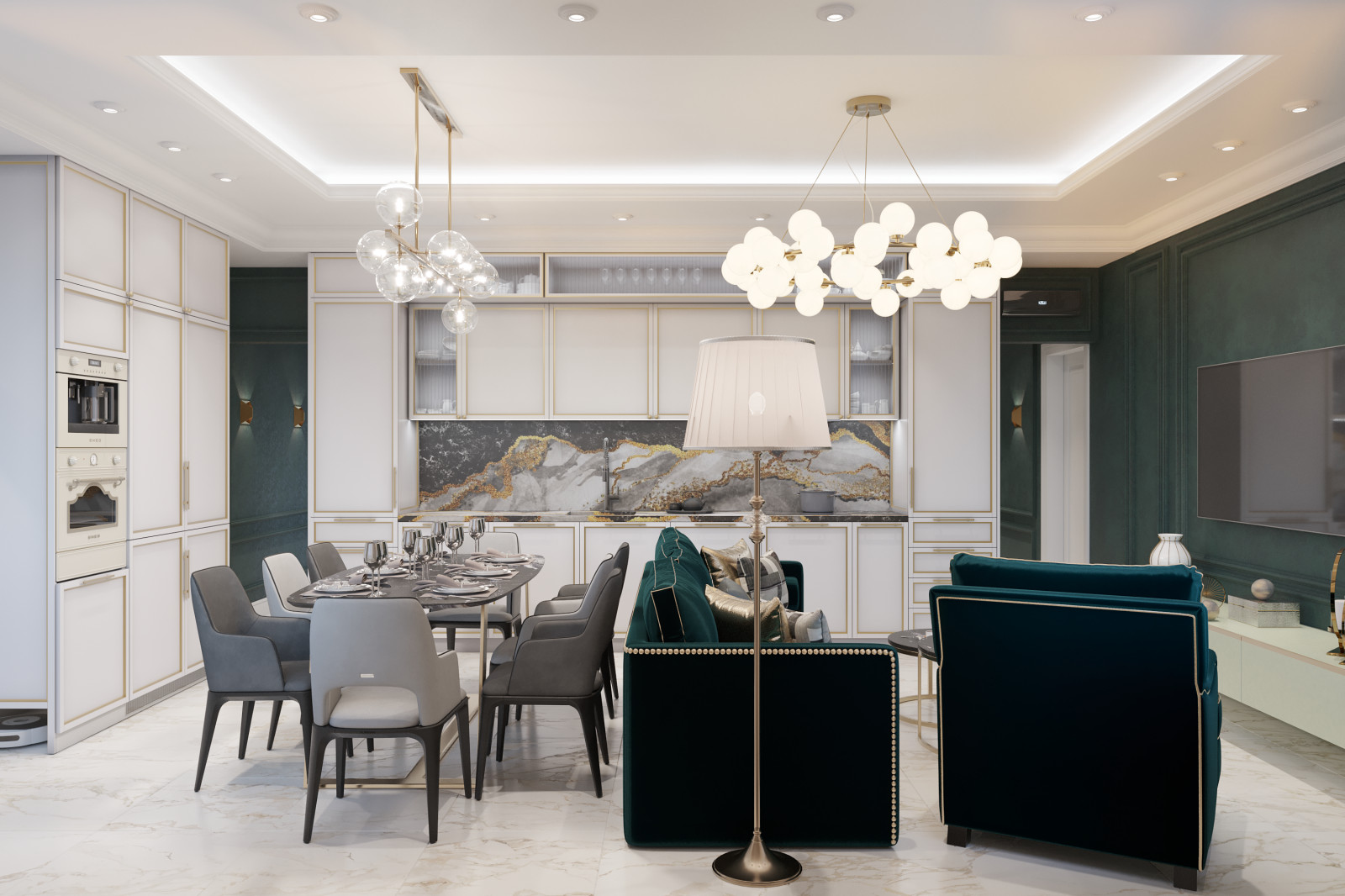 Квартира 140м2 ЖК "Magnifica"