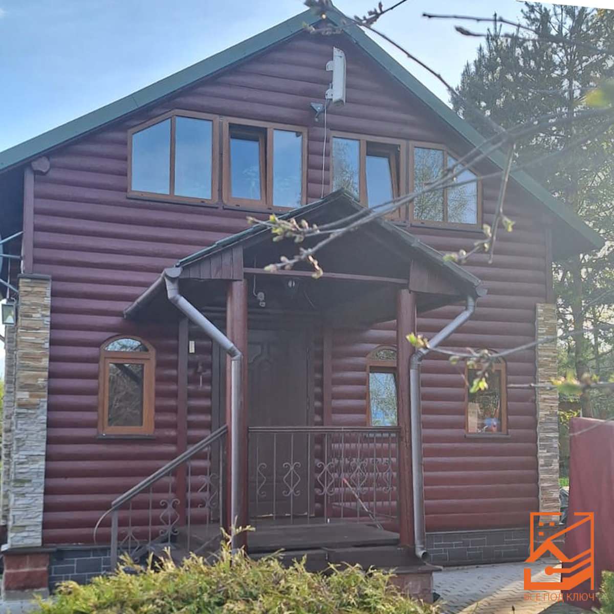 Покраска дома №12