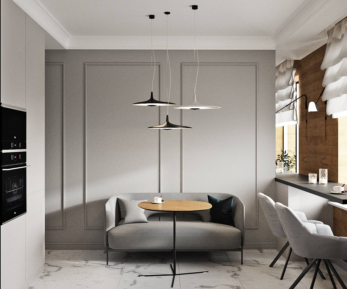 Эскизы квартиры на Соколе