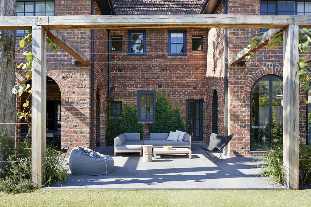 Photo of a transitional patio in Melbourne.