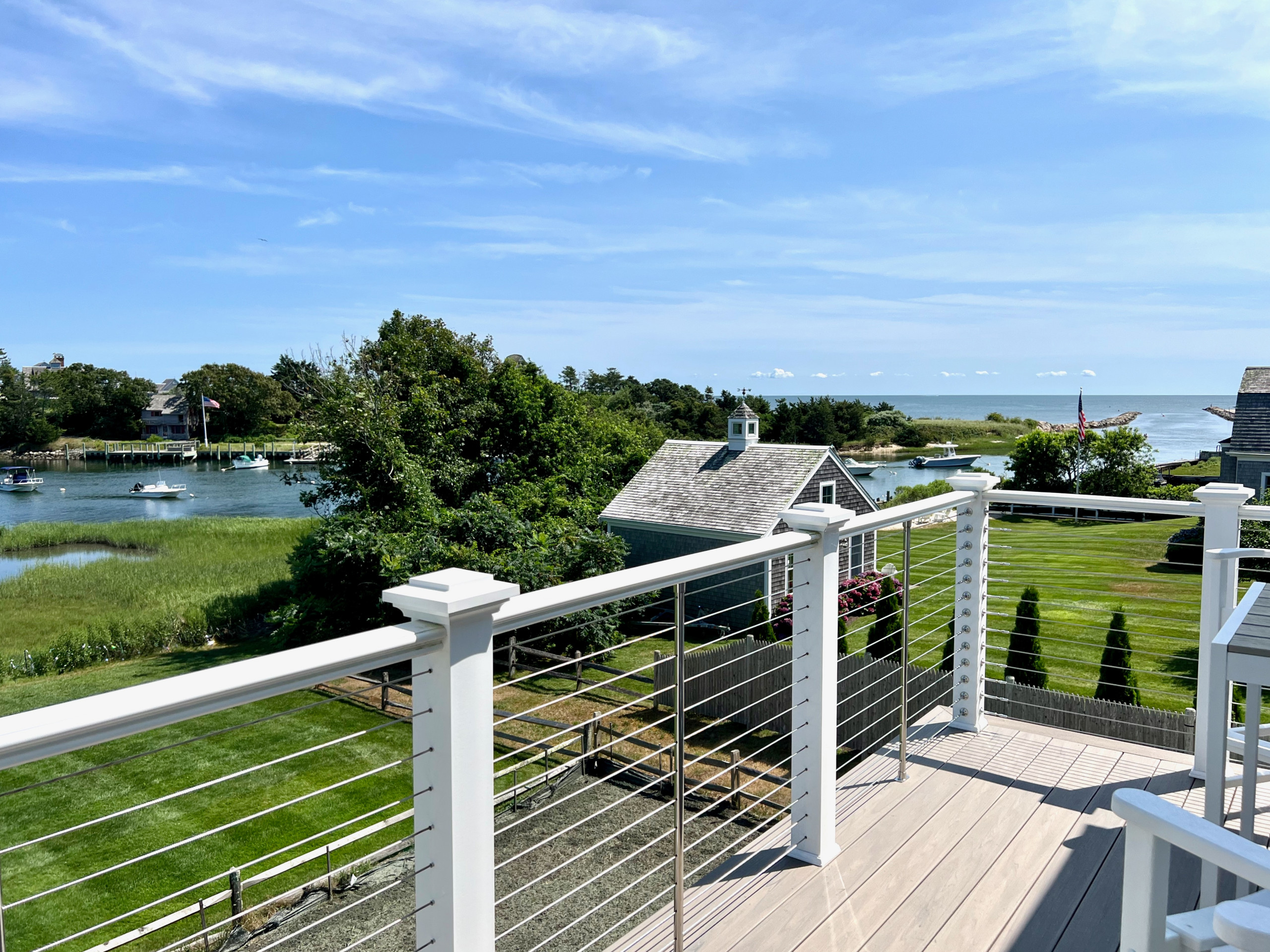 Two Views Waterfront Shingle Style Home