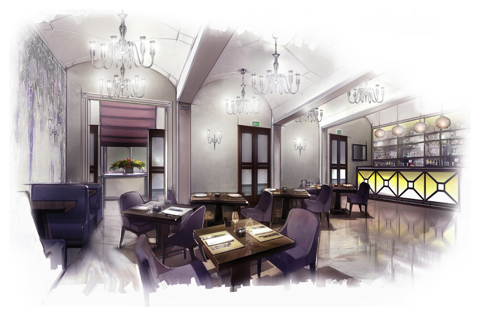 Ресторан в городе Прага